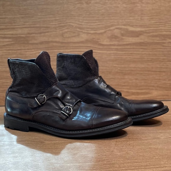 NWOB FRATELLI ROSSETTI, RARE Italian Chocolate Leather Ankle BOOT, SIZE 11 - Picture 11 of 11